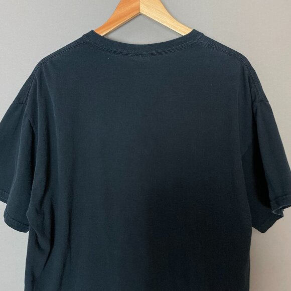 Vintage New Orleans T-Shirt Embroidered Short Sleeve Feather Mask Crewneck Tee - Picture 6 of 12